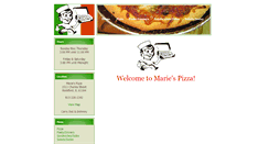 Desktop Screenshot of mariespizza.net